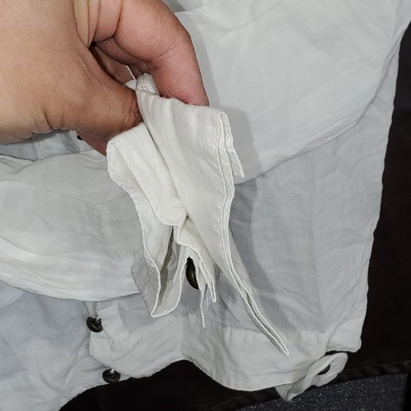 Buffalo David Bitton white long sleeve shirt size s - Picture 3 of 5